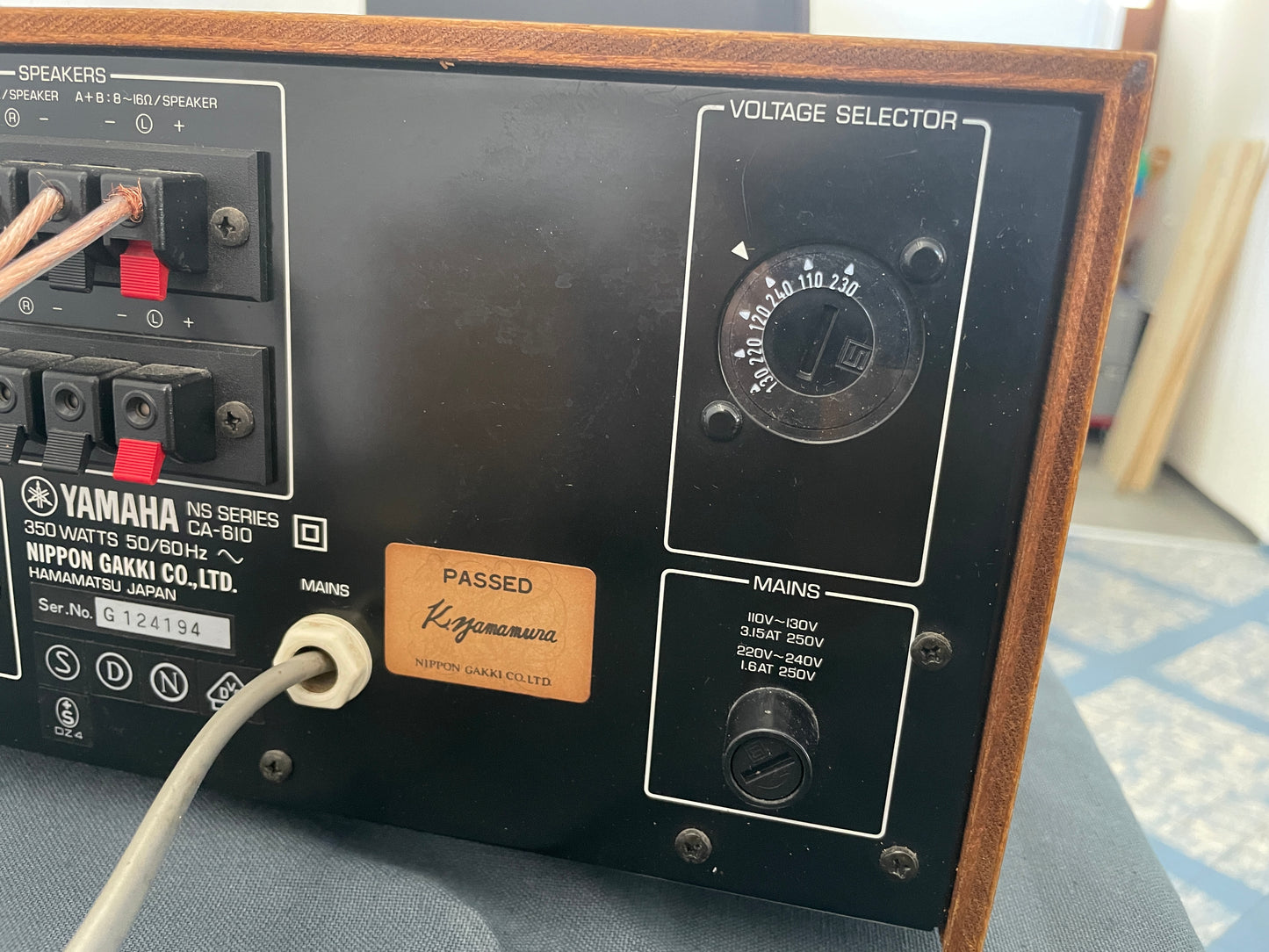 1977 YAMAHA Natural Sound Stereo Amplifier CA-610