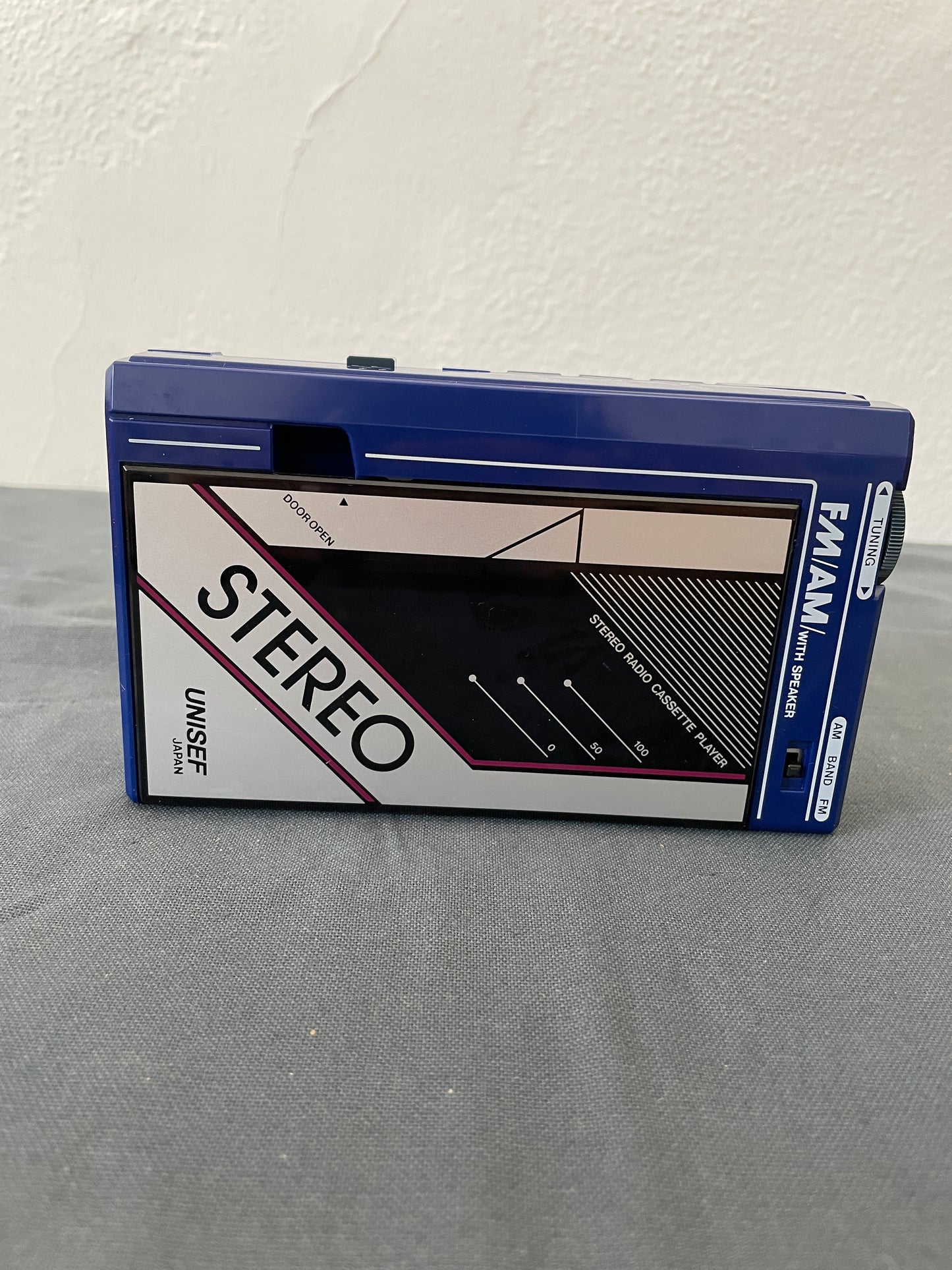 1980 UNISEF AM/FM Stereo Cassette Player