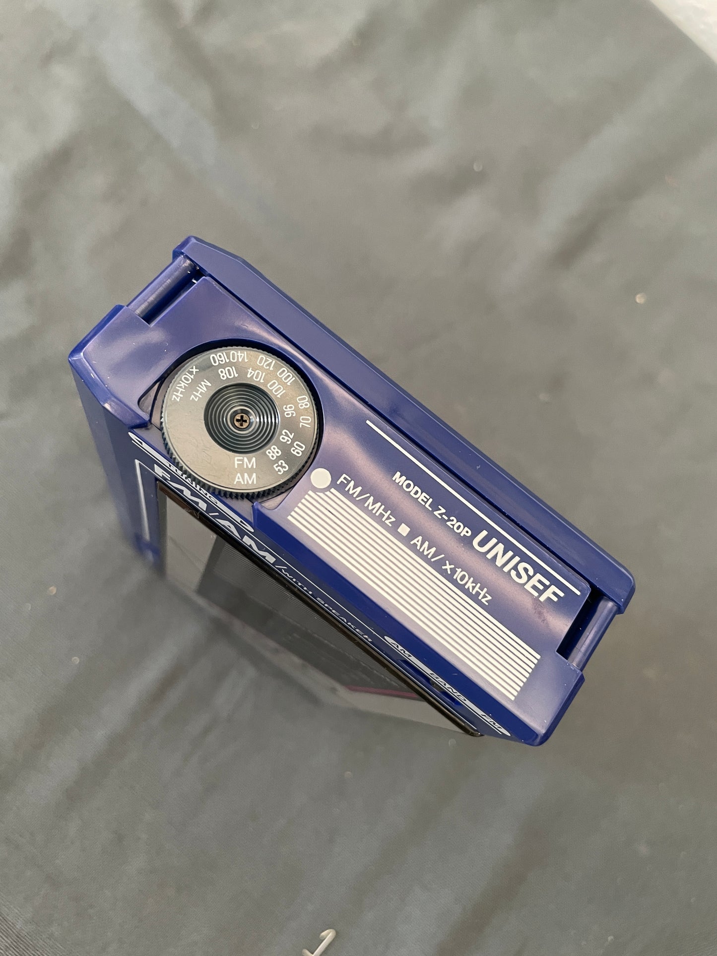 1980 UNISEF AM/FM Stereo Cassette Player