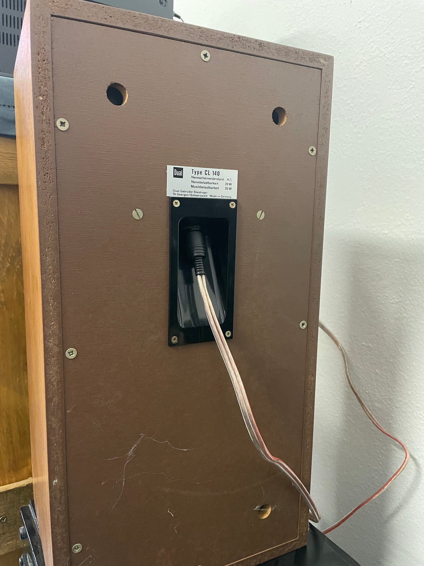 1971 Dual Gebrueder Steidinger Type CL 140 Loudspeakers