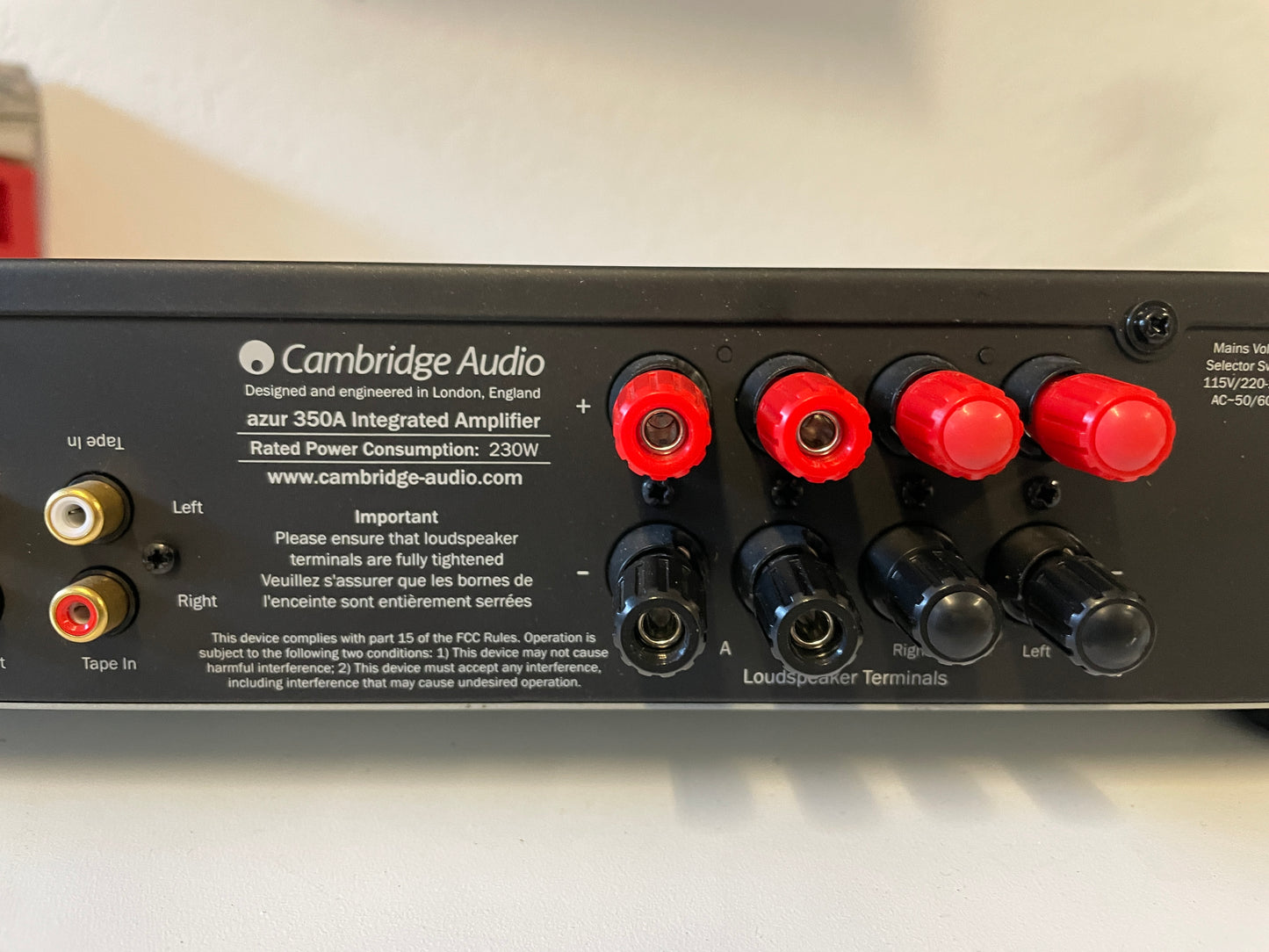 2010 Cambridge Audio Azur 350A Amplifier