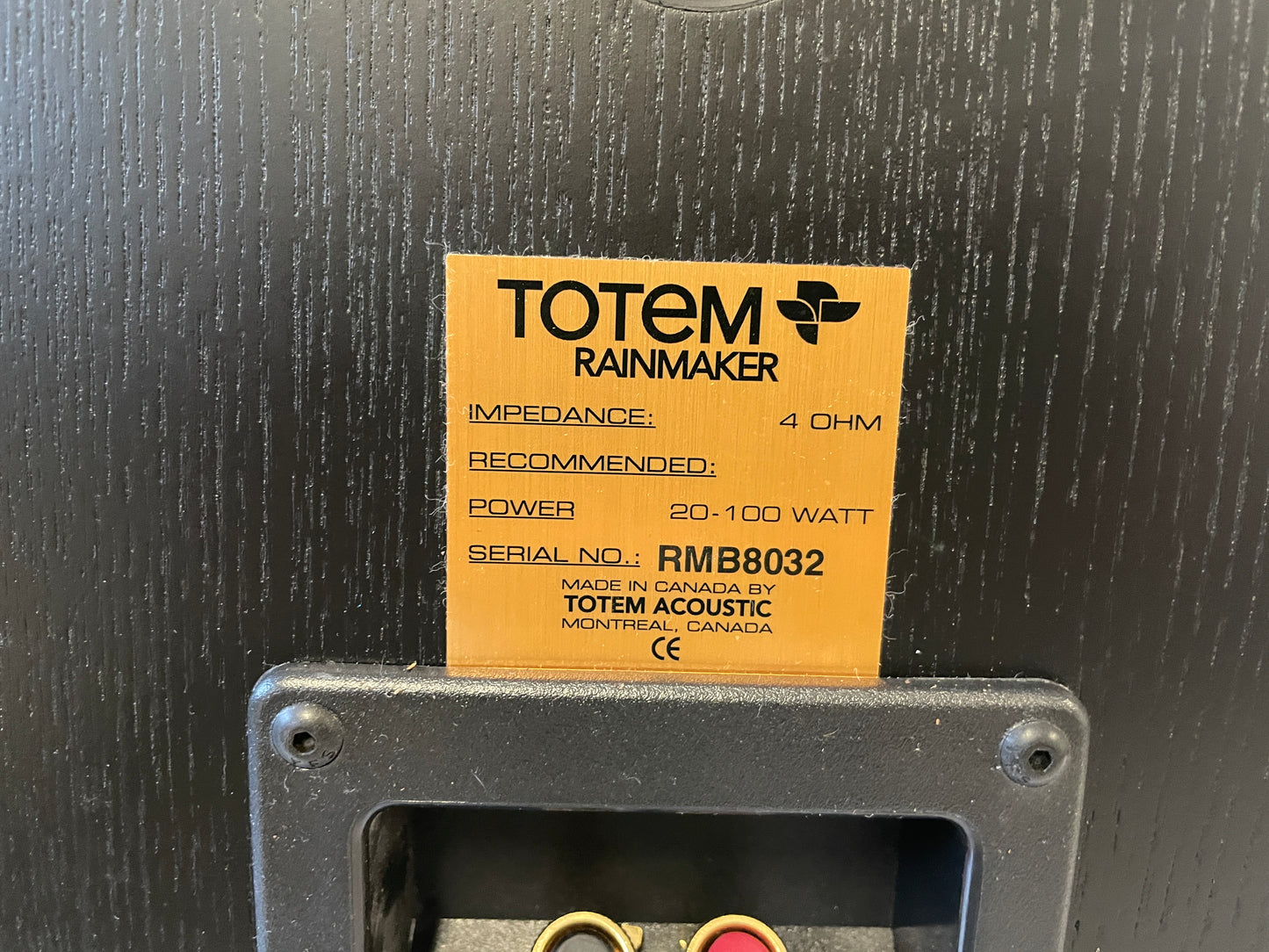 Totem Rainmaker Bookshelf Speakers (Pair)