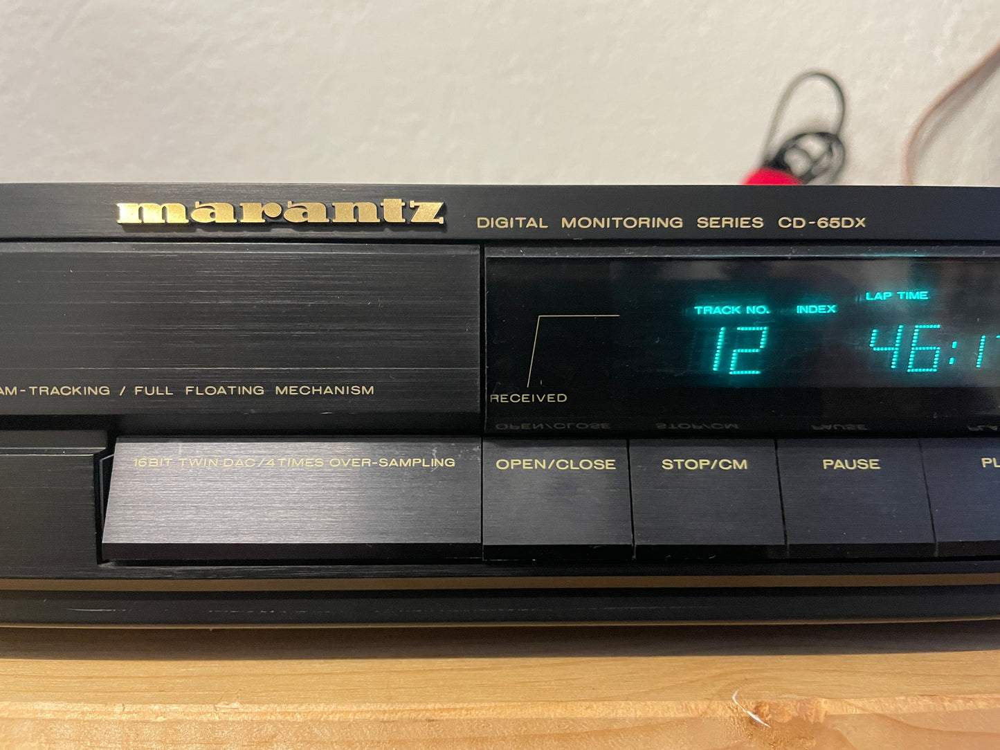 1985 Marantz CD Player CD-65DX