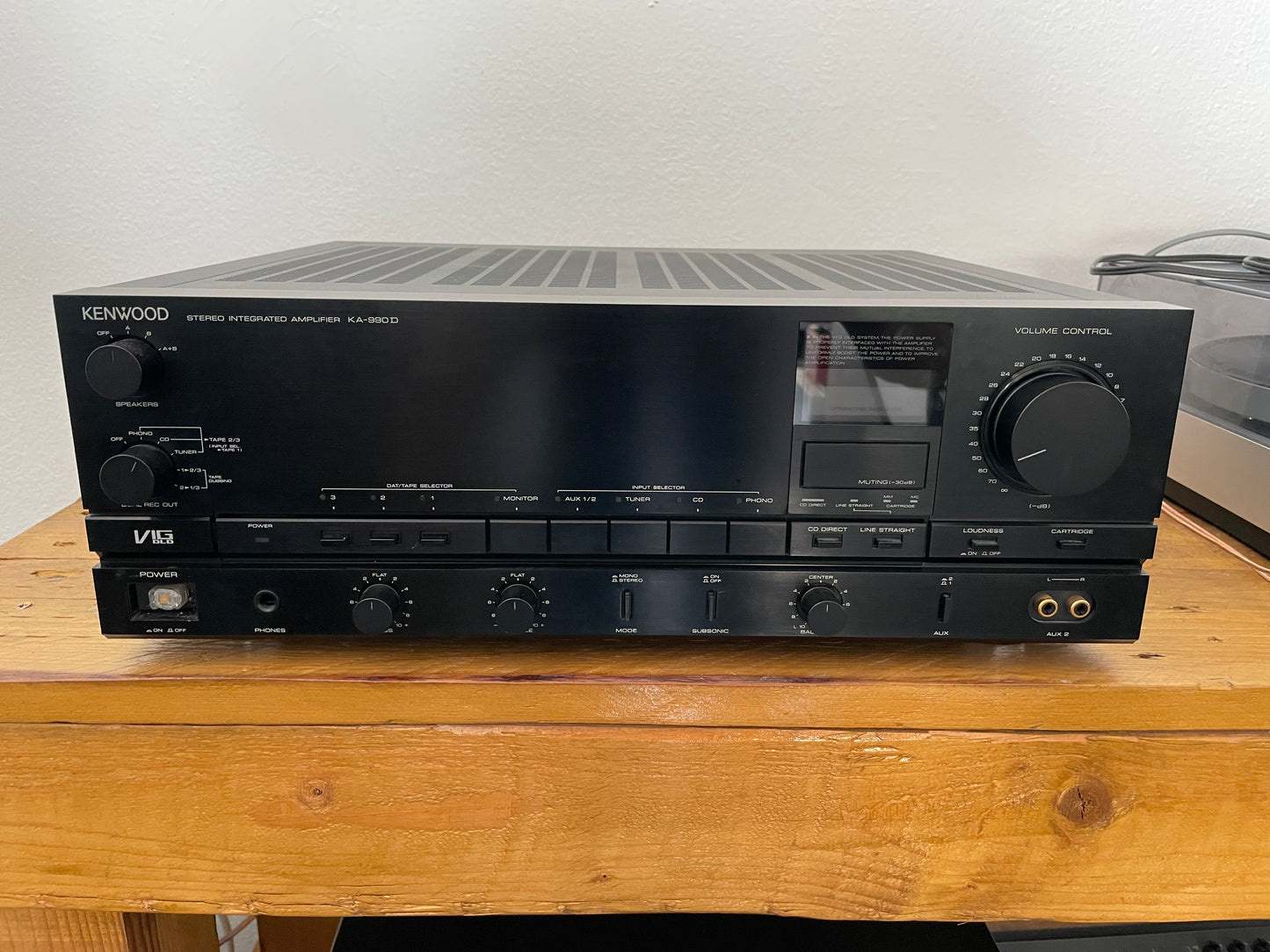 1986 Kenwood KA-990D Stereo Integrated Amplifier