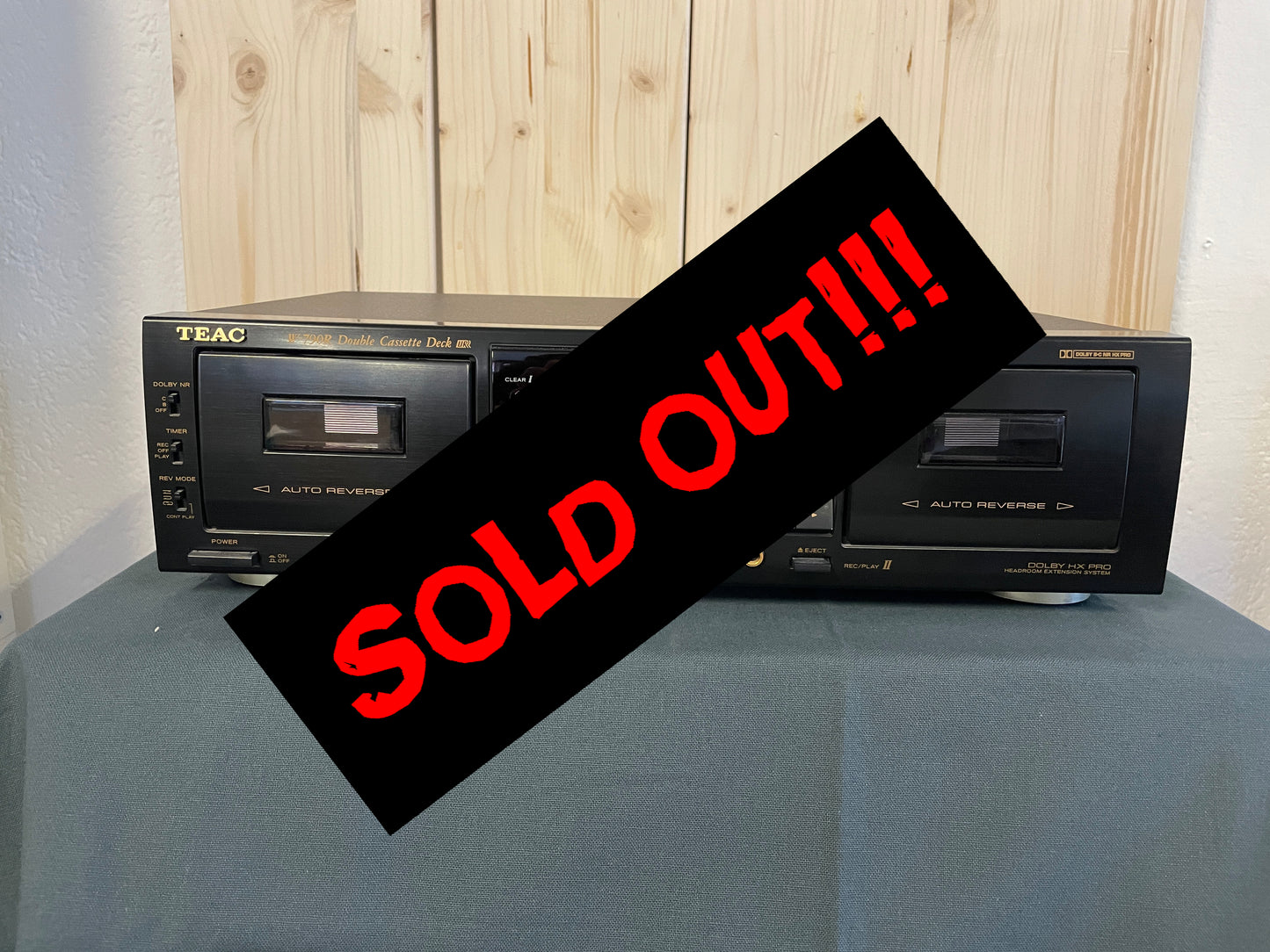 1991 TEAC W-790R Double Cassette Deck - Japan