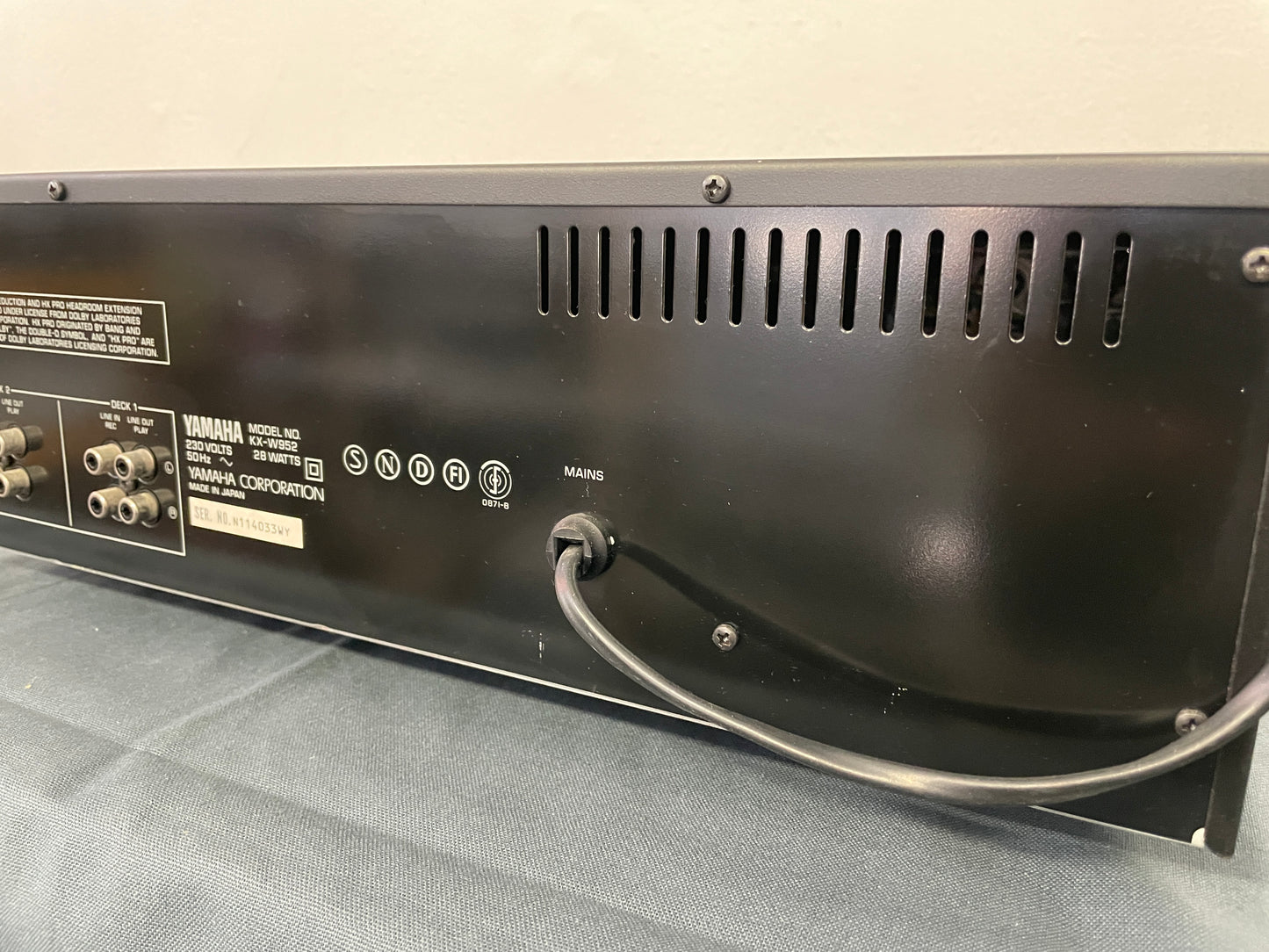 1991 Yamaha KW-W952 Double Tape Deck