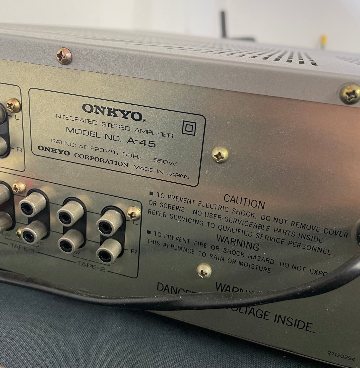 1981-1983 Onkyo Super Servo Stereo Integrated Amplifier