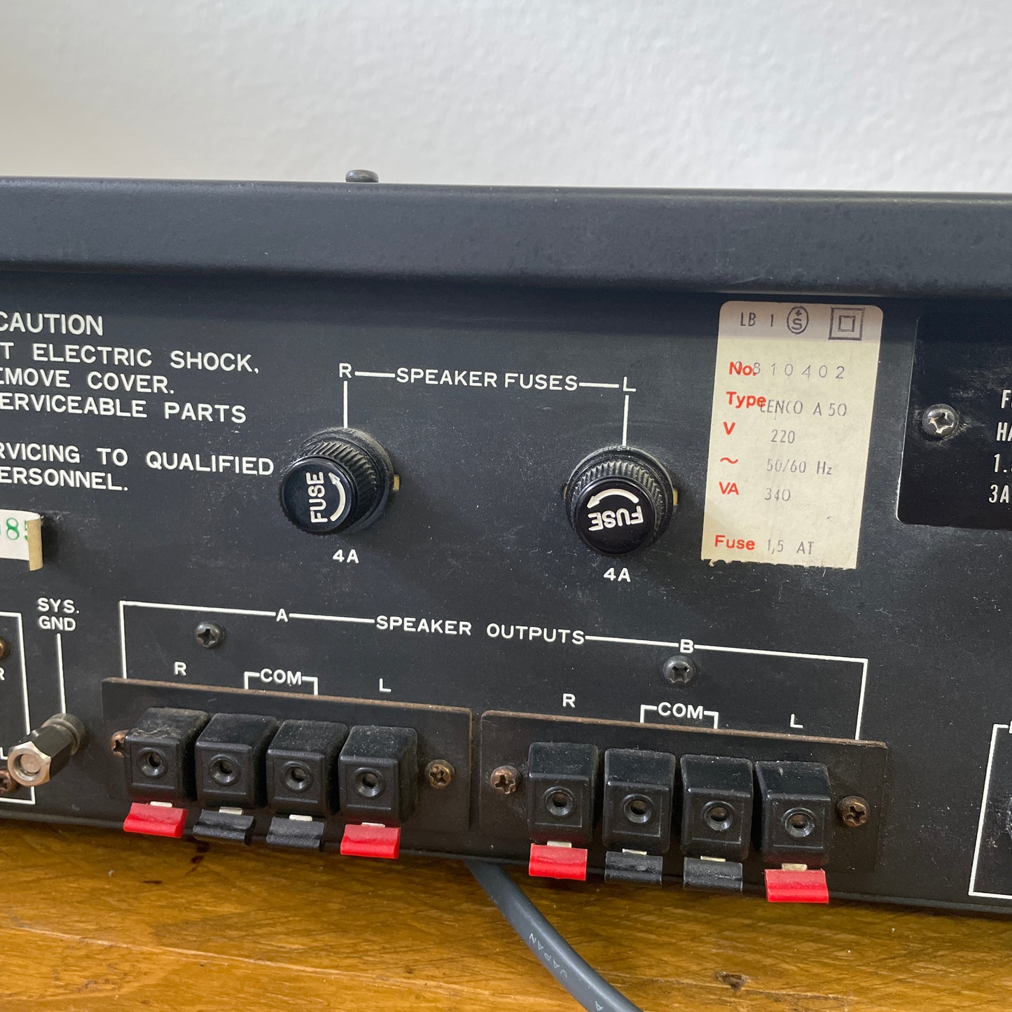 1977 Lenco A 50 Stereo Integrated Amplifier