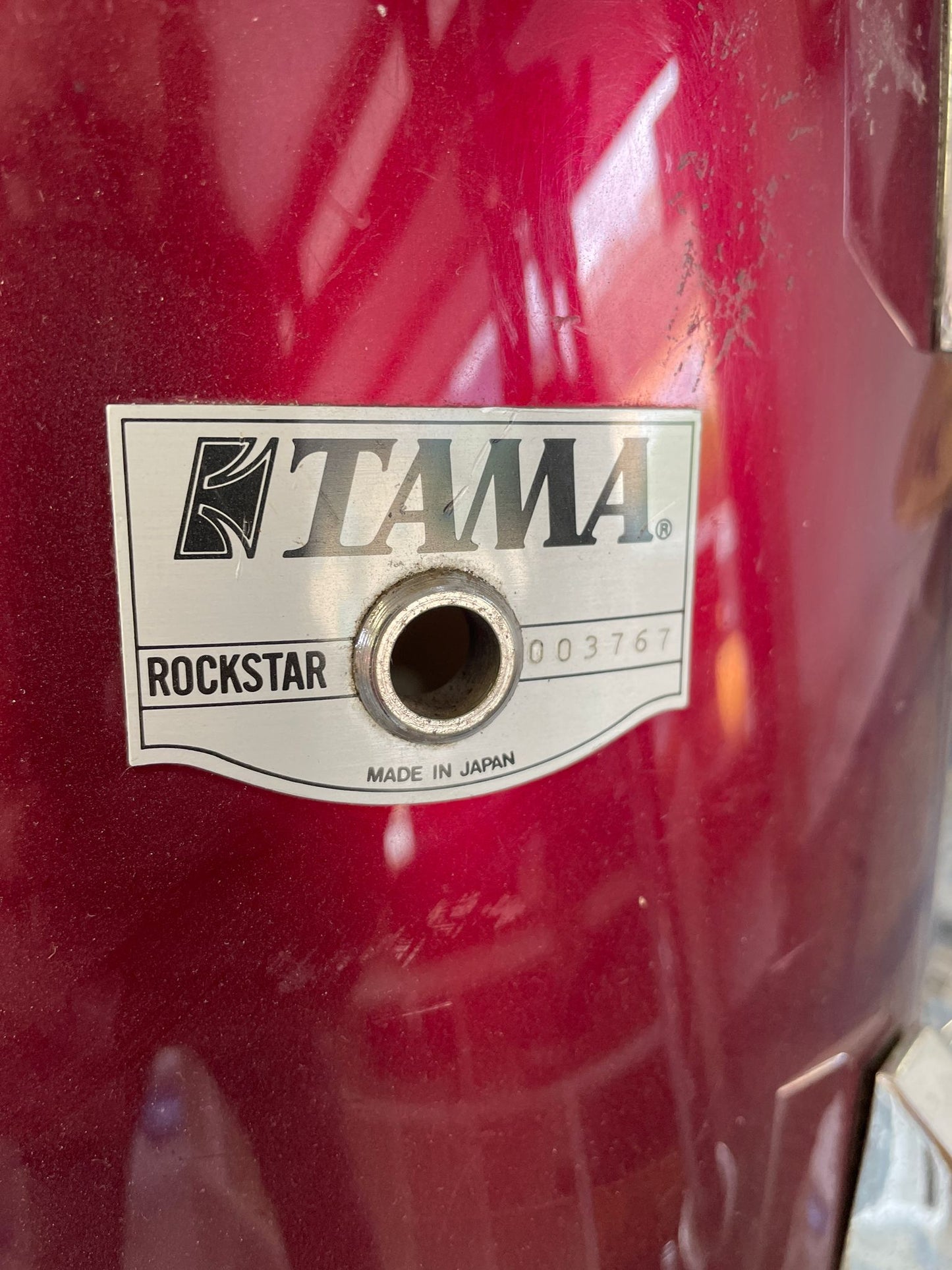 1988/1989 Tama RockStar Drumkit Dark Red
