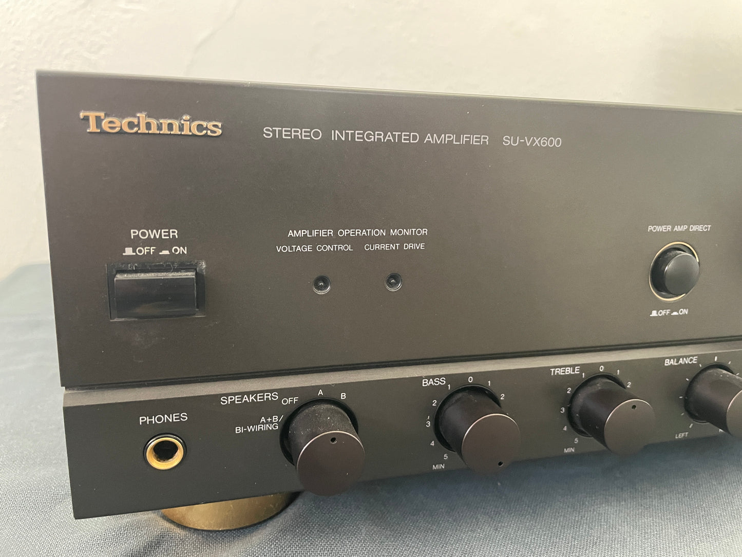 1991 Technics Stereo Integrated Amplifier SU-VX600