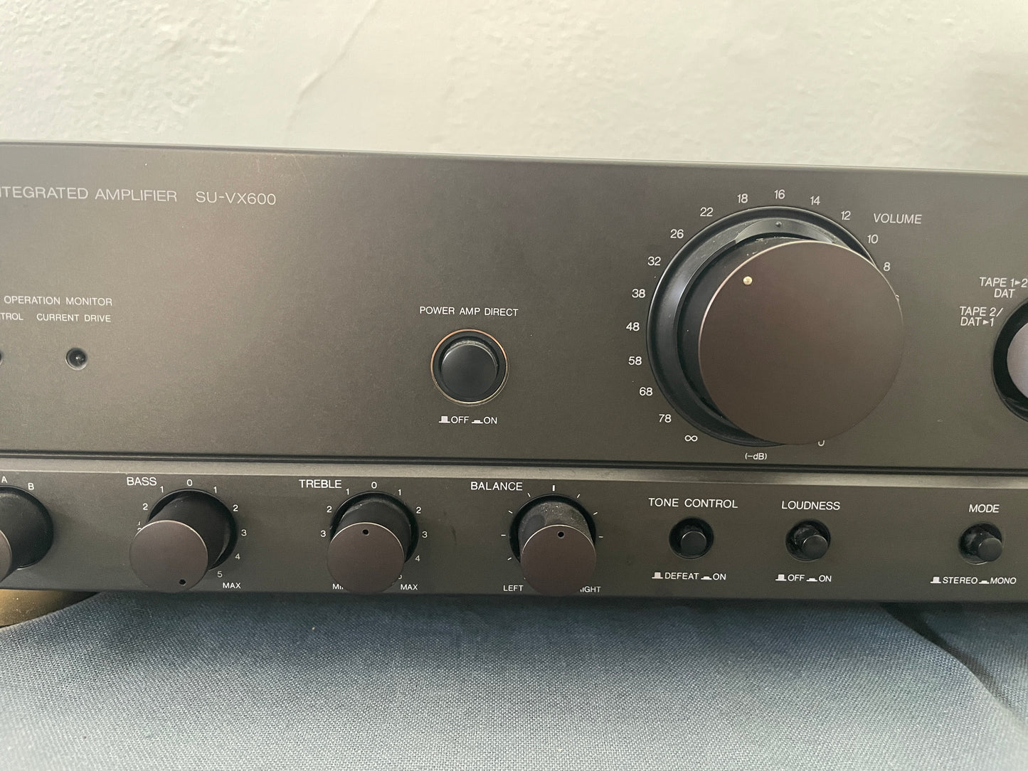 1991 Technics Stereo Integrated Amplifier SU-VX600