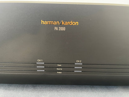 2000 Harman Kardon Bridgeable Multichannel Amplifier PA2000